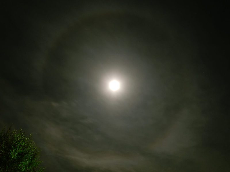 Halo lunaire.