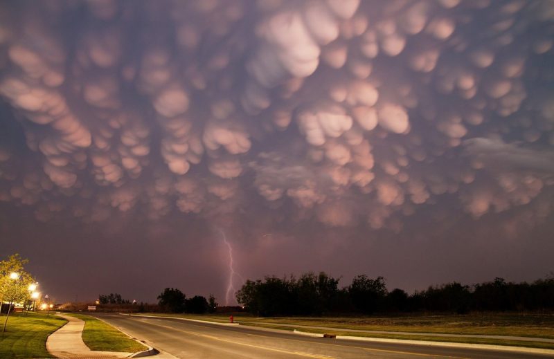 clouds-mammatus-cumulus-storm-clouds-the-storm-before-the-storm-road-night-tree-house-lightning