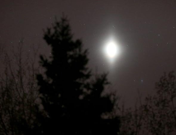 Venus-pillar-and-corona-May-8_2015-Bob-king